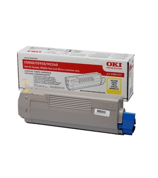 Toner OKI - MC560NC5850C5950 - Amarillo