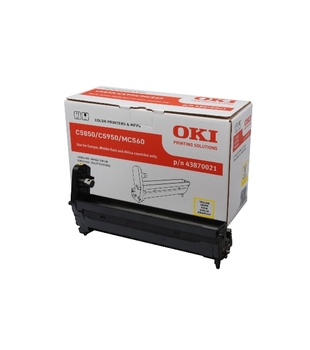 Tambor OKI - MC560NC5850C5950 - Amarillo